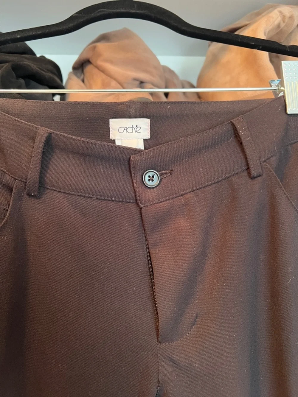 Cache Black Pants with Branded Waist Tag - Picture 3 of 4